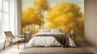Contemporary Gold wallpaper for Bedroom