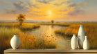 Contemporary Gold wallpaper for Bedroom