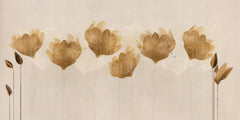 Golden Blossom Garden Wallpaper