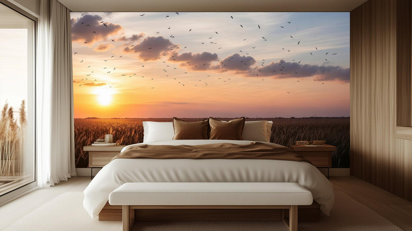 Contemporary Gold wallpaper for Bedroom