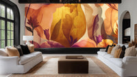 Contemporary Gold wallpaper for Living Room