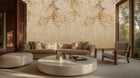 Contemporary Gold wallpaper for Living Room