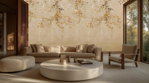 Contemporary Gold wallpaper for Living Room