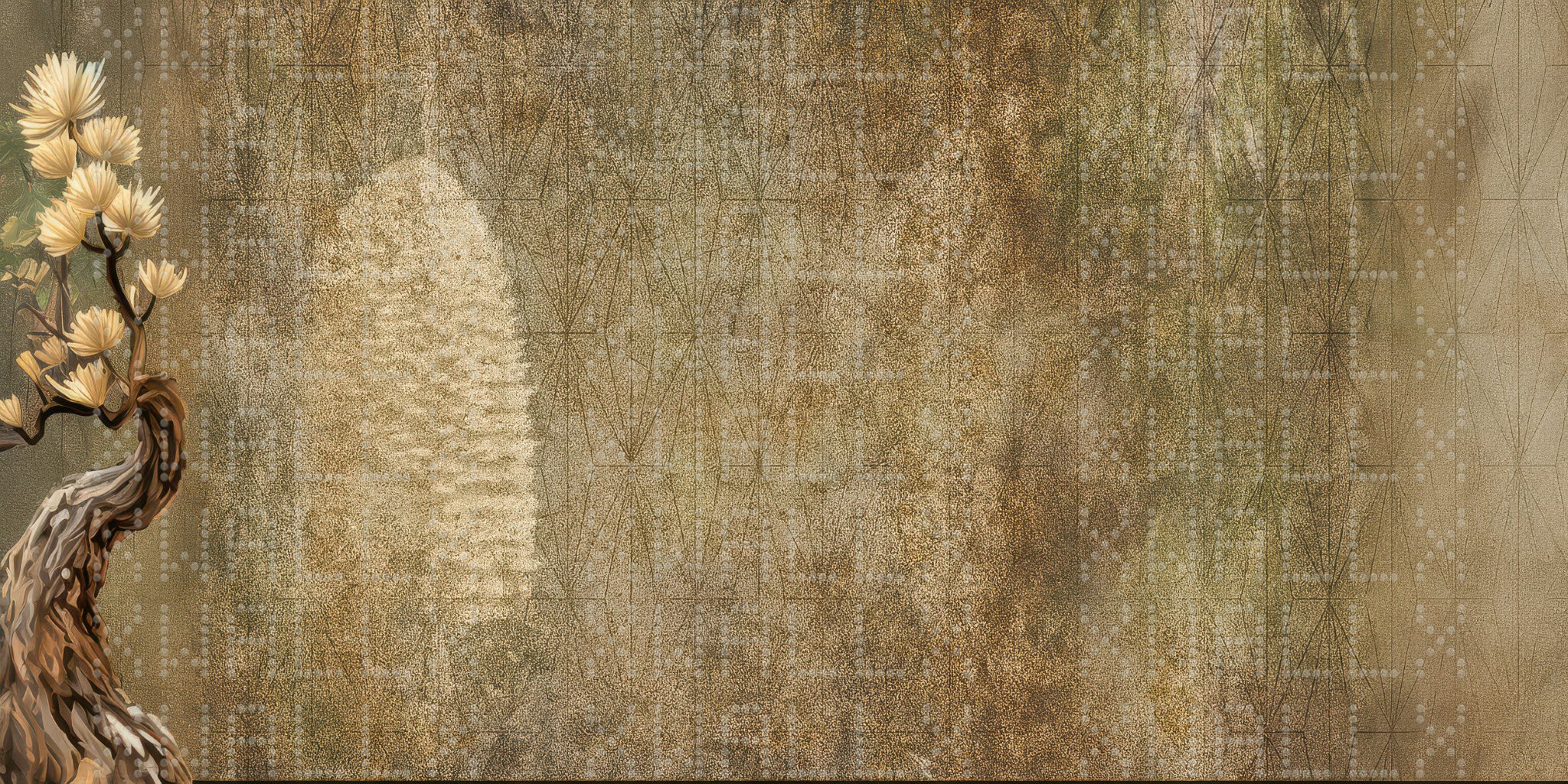 Textured Earthy Amber Wallpaper