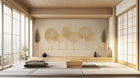 Minimalist Gold wallpaper for Bedroom
