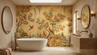 Traditional Gold wallpaper for Bathroom