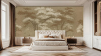 Traditional Gold wallpaper for Bedroom