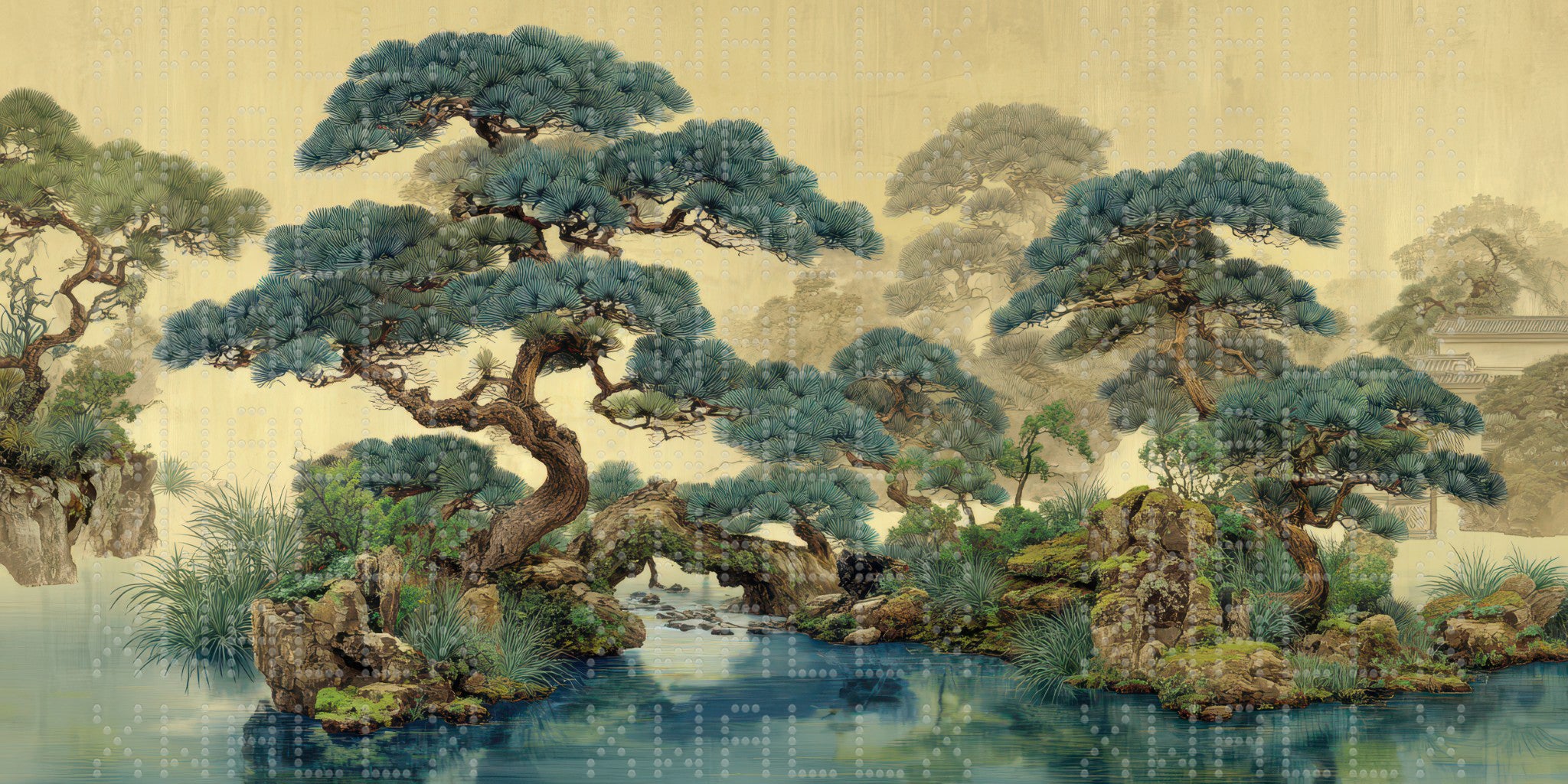 Serene Japanese Garden Wallpaper
