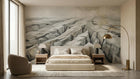 Abstract Gray wallpaper for Bedroom