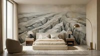 Abstract Gray wallpaper for Bedroom