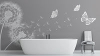 Banyo için Çağdaş Gri duvar kağıdı