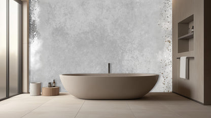 Contemporary Gray wallpaper for Bathroom