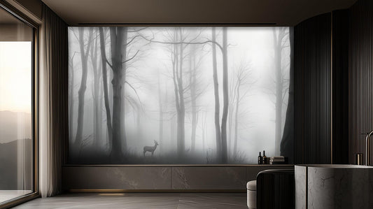 Contemporary Gray wallpaper for Bedroom