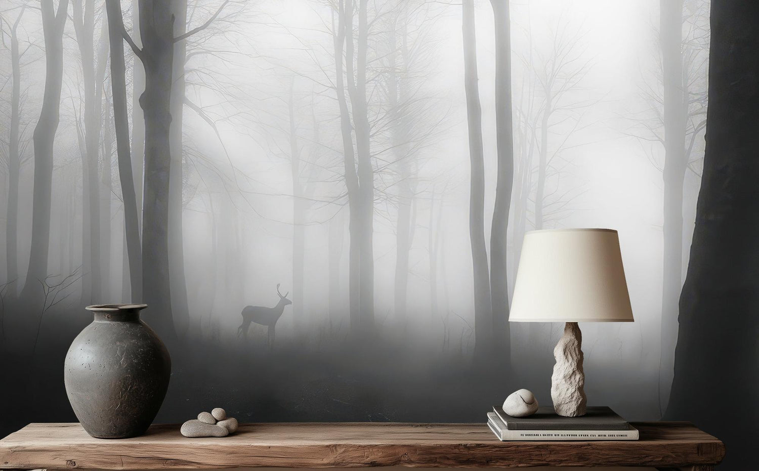 Contemporary Gray wallpaper for Bedroom