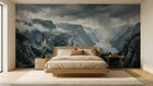 Contemporary Gray wallpaper for Bedroom