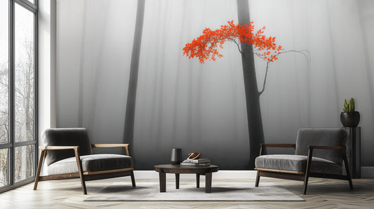Contemporary Gray wallpaper for Bedroom