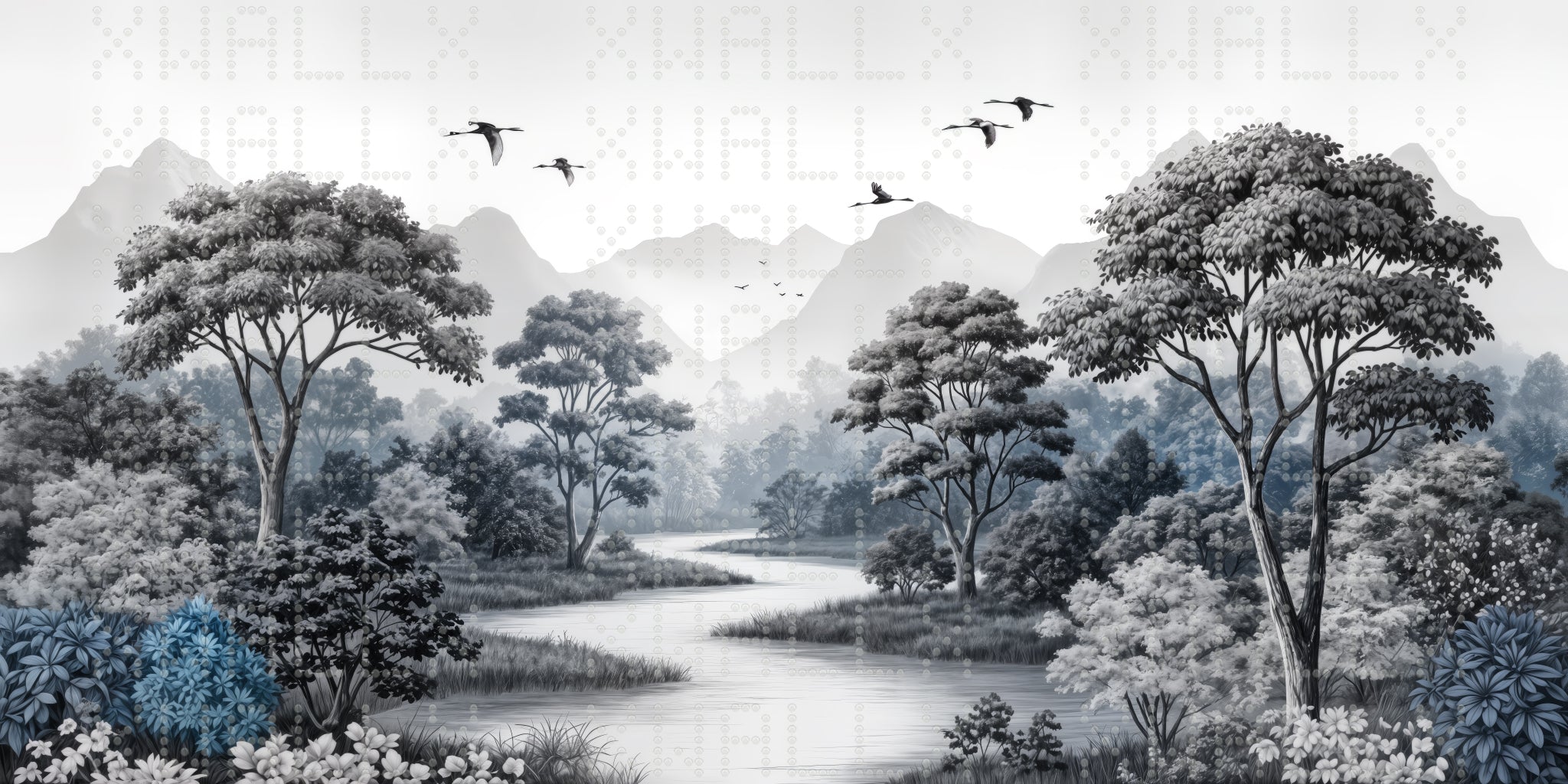 Serene Mountain Landscape Wallpaper