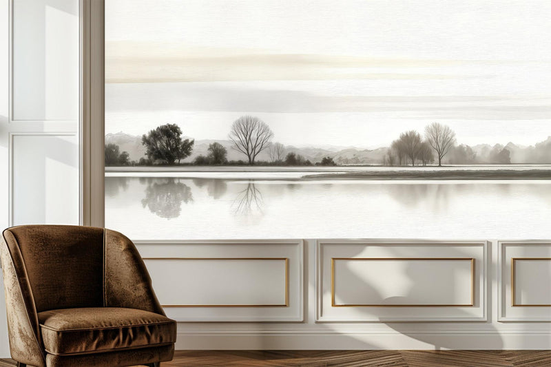 Contemporary Gray wallpaper for Bedroom