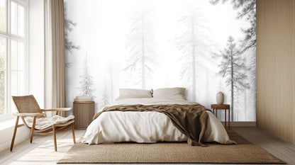 Contemporary Gray wallpaper for Bedroom