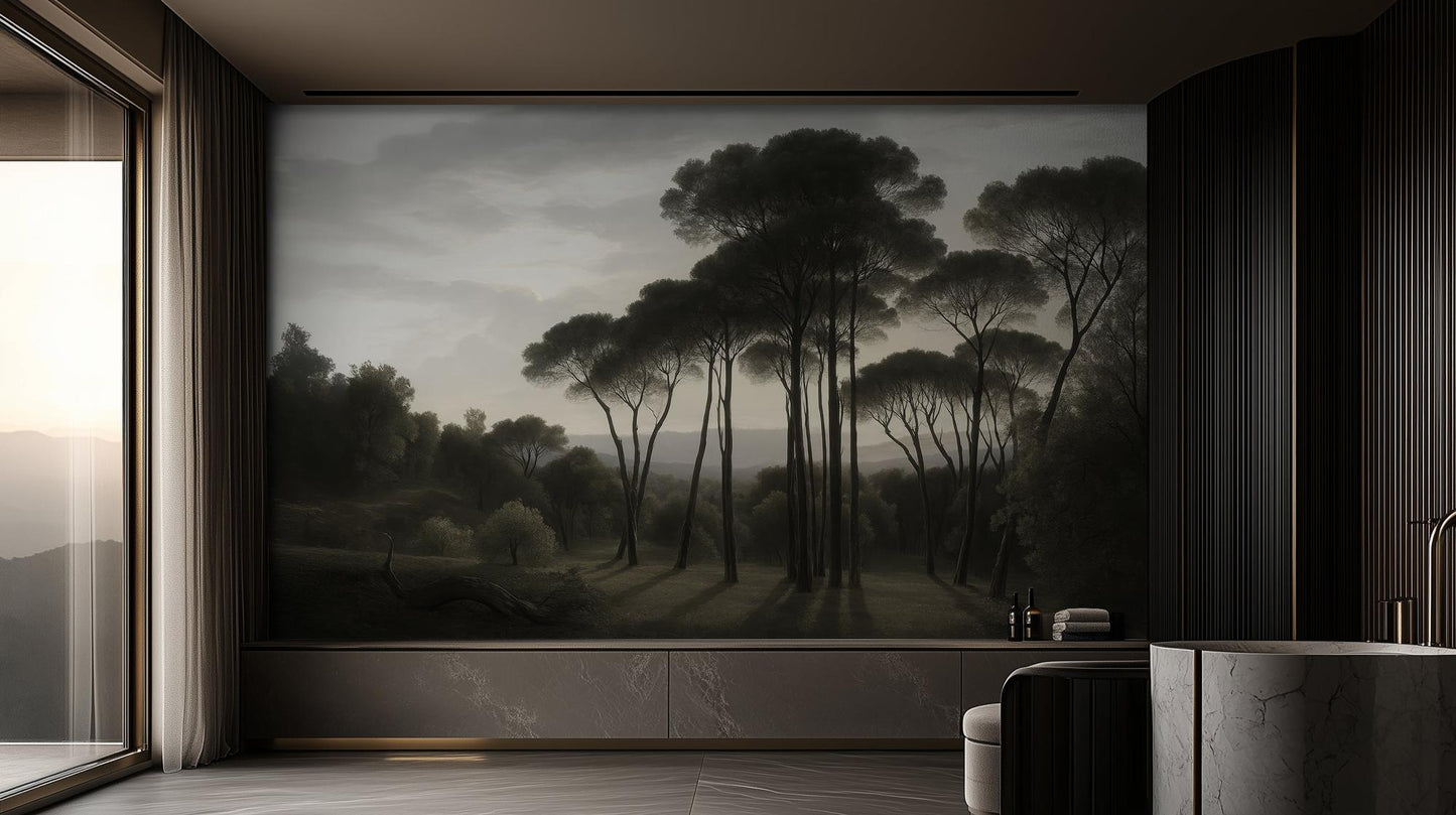 Contemporary Gray wallpaper for Bedroom