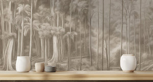 Contemporary Gray wallpaper for Bedroom