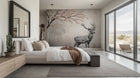 Contemporary Gray wallpaper for Bedroom