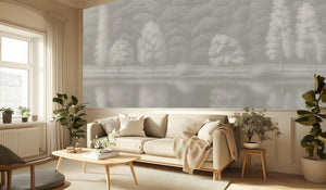 Contemporary Gray wallpaper for Bedroom