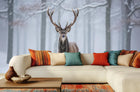 Contemporary Gray wallpaper for Living Room