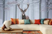 Contemporary Gray wallpaper for Living Room