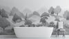 Serene Monochrome Landscape Wallpaper