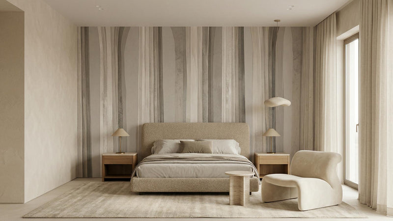 Minimalist Gray wallpaper for Bedroom
