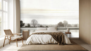 Minimalist Gray wallpaper for Bedroom