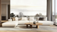 Minimalist Gray wallpaper for Living Room