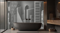 Modern Gray wallpaper for Bathroom