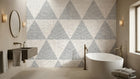 Banyo için Modern Gri duvar kağıdı