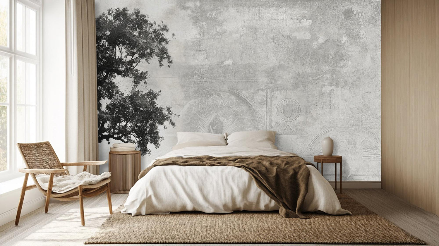 Modern Gray wallpaper for Bedroom