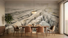 Modern Gray wallpaper for Dining Room