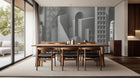 Modern Gray wallpaper for Dining Room