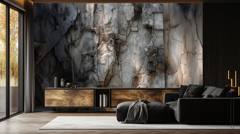 Modern Gray wallpaper for Living Room