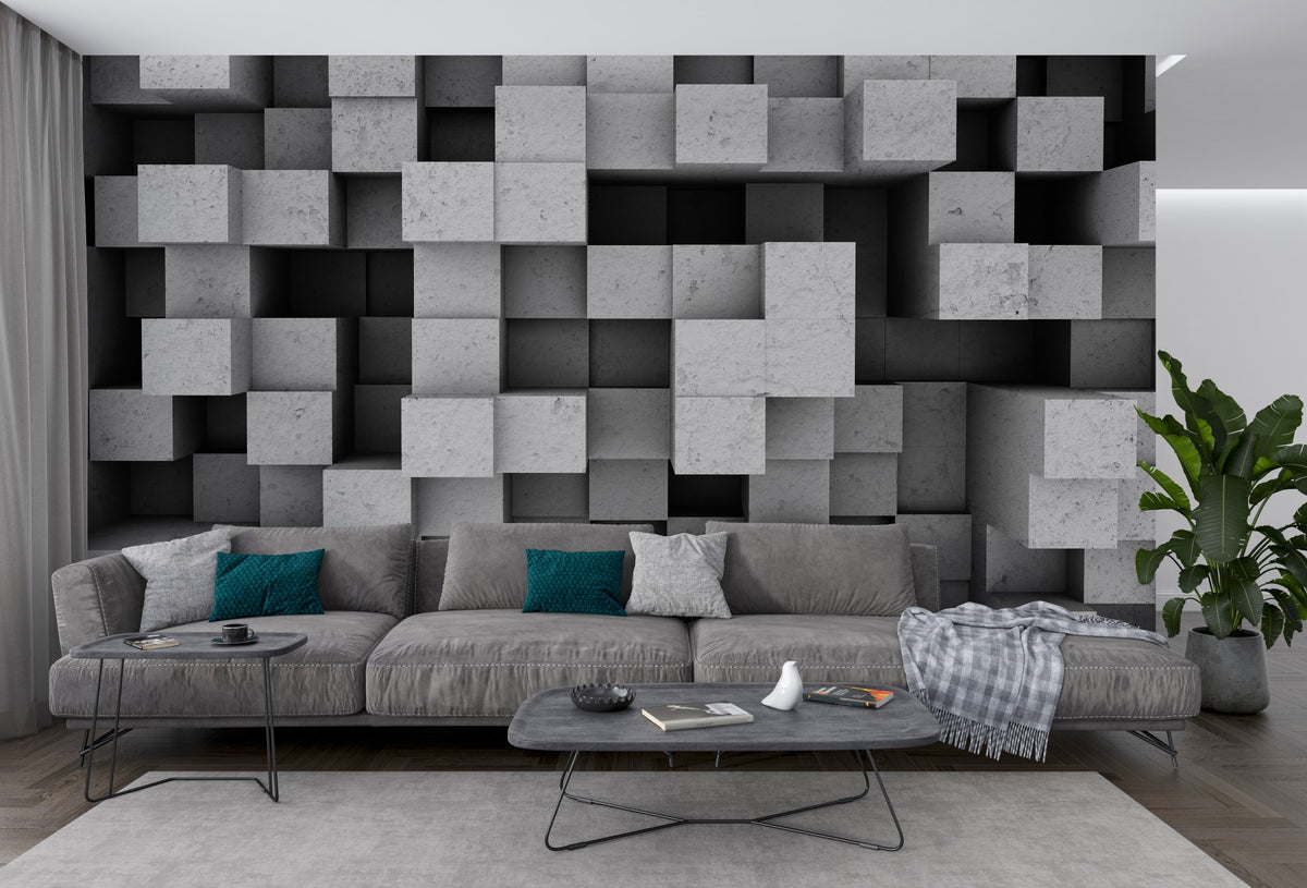 Modern Gray wallpaper for Living Room