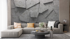 Modern Gray wallpaper for Living Room