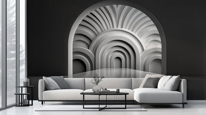 Modern Gray wallpaper for Living Room