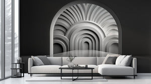 Modern Gray wallpaper for Living Room