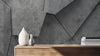 Geometrik Beton Mozaik Duvar Kağıdı