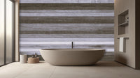Banyo için Rustik Gri duvar kağıdı