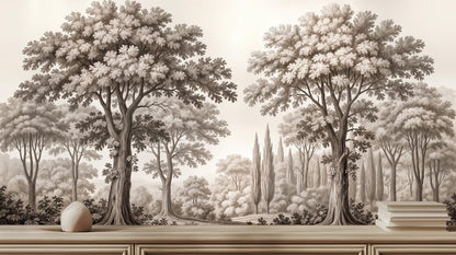 Traditional Gray wallpaper for Bedroom