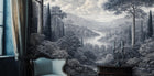 Traditional Gray wallpaper for Bedroom