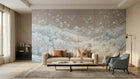 Traditional Gray wallpaper for Living Room