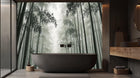 Banyo için Çağdaş Yeşil duvar kağıdı