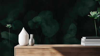 Contemporary Green wallpaper for Bedroom